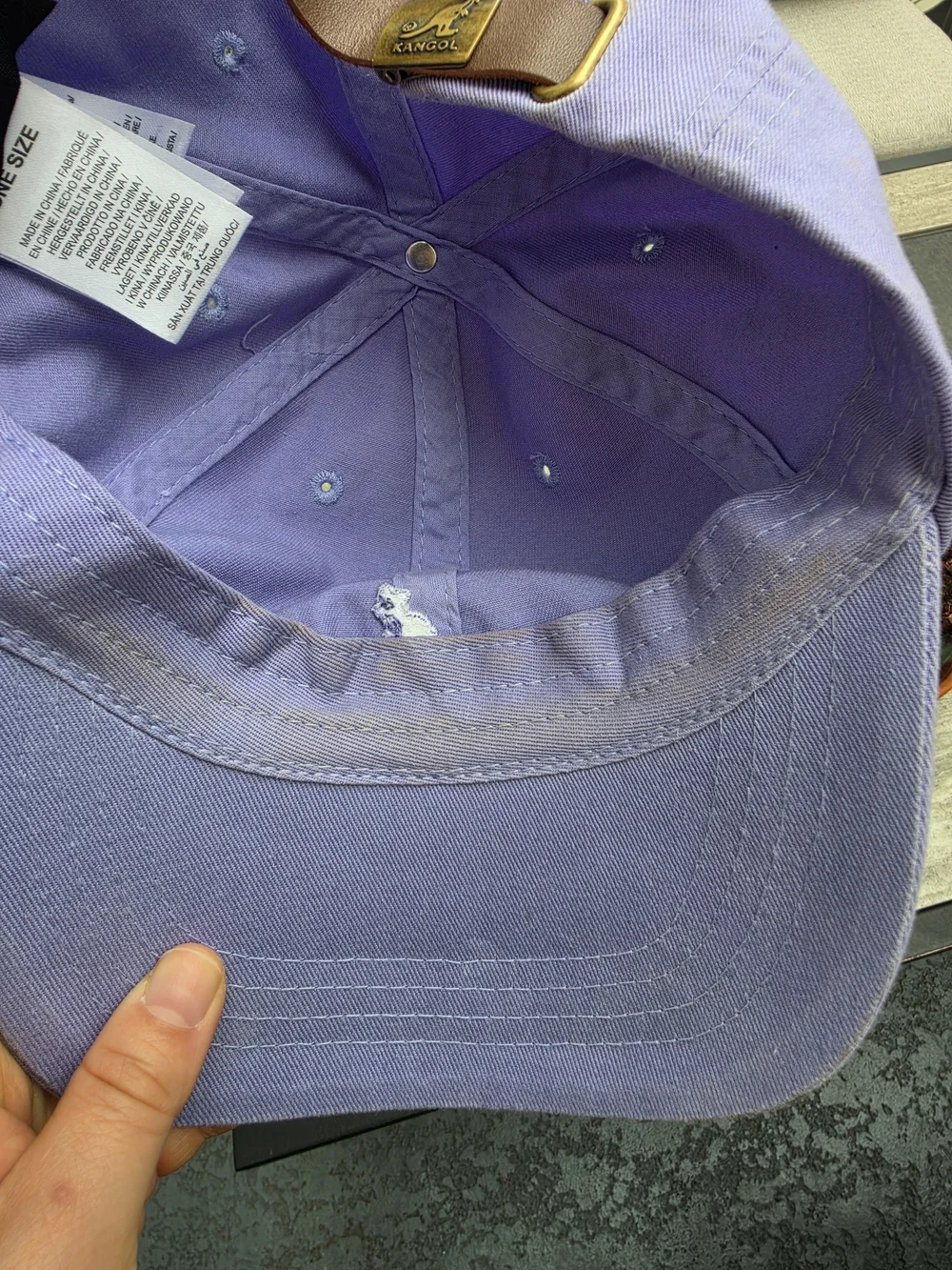 Kangol Purple Baseball Cap